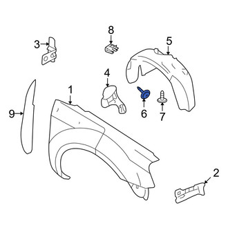 Ford OE - Package Tray Clip