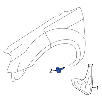 Ford OE - Quarter Panel Splash Shield Clip