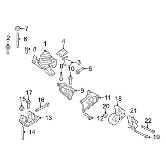 Ford OE - Engine / Transaxle - Engine & Transmission Mounting