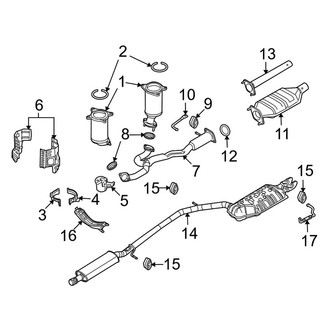 Ford OE - Exhaust System - Exhaust Components (US Only)