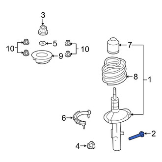 Ford OE - Front Suspension Strut Bolt