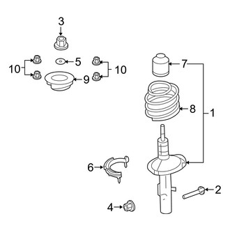 Ford OE - Front Suspension - Struts & Components
