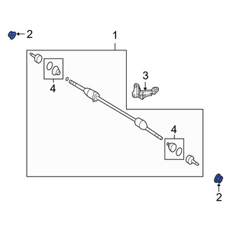Ford OE - CV Joint Nut