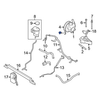 Ford OE - Power Steering Pump Nut