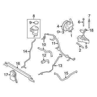 Ford OE - Steering Gear & Linkage - Pump & Hoses