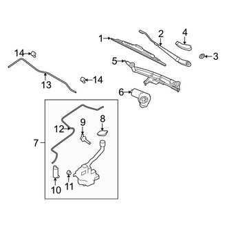 Ford OE - Windshield - Wiper & Washer Components