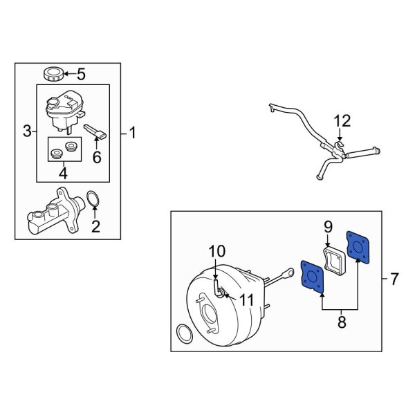 Power Brake Booster Gasket