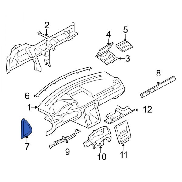 Instrument Panel Side Cover