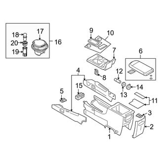 Ford OE - Center Console (Center Console & Components)