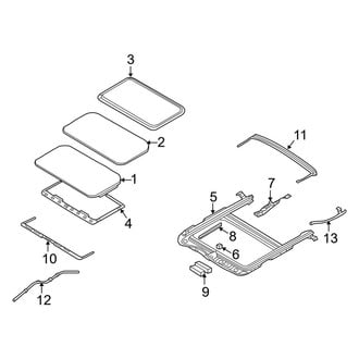 Ford OE - Roof - Sunroof