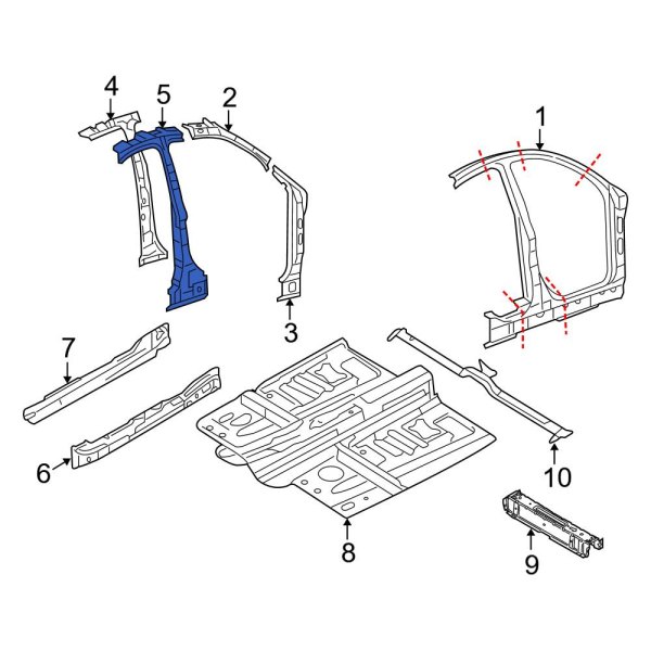 Body B-Pillar Reinforcement