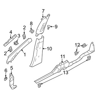Ford OE - Pillars, Rocker & Floor - Interior Trim