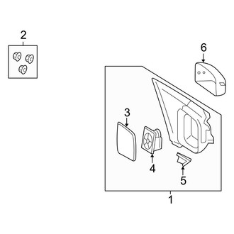 Ford OE - Front Door - Outside Mirrors