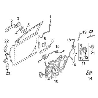 Ford OE - Front Door - Lock & Hardware