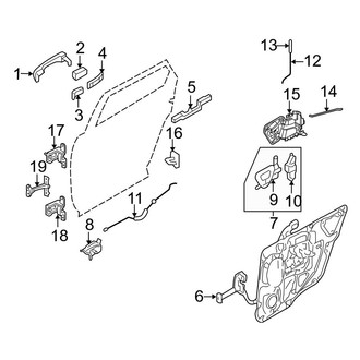 Ford OE - Rear Door - Lock & Hardware