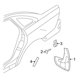 Ford OE - Quarter Panel - Exterior Trim