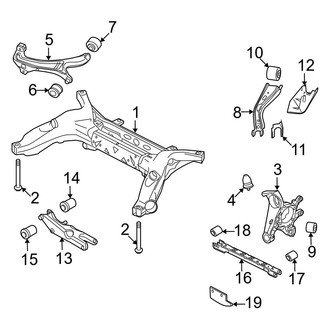 Ford OE - Rear Suspension - Suspension Components (FWD)