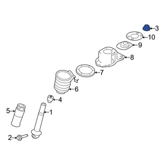 Ford OE - Rear Suspension Strut Nut