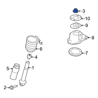 Ford OE - Rear Suspension Strut Nut