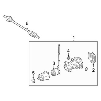 Ford OE - Rear Suspension - Axle Components (AWD)