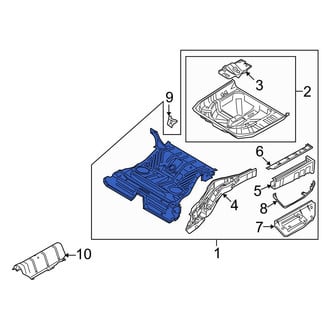 Ford OE - Rear Floor Pan