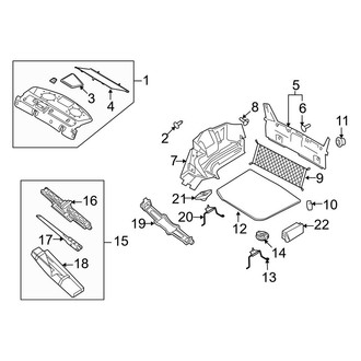 Ford OE - Rear Body & Floor - Interior Trim