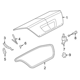 Ford OE - Trunk Lid - Lid & Components