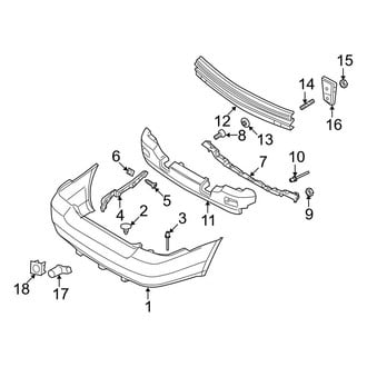 Ford OE - Rear Bumper - Bumper & Components