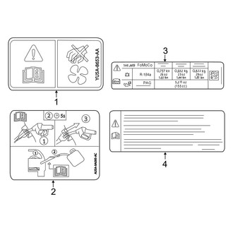 Ford OE - Information Labels - Labels