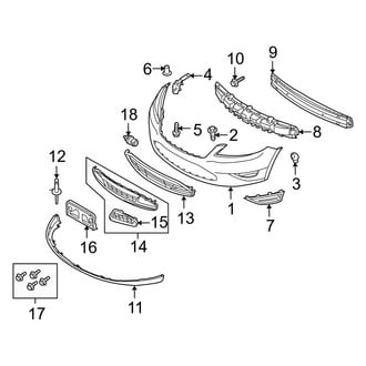 Ford OE - Front Bumper - Bumper & Components