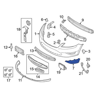 Ford OE - Front Left Fog Light Trim