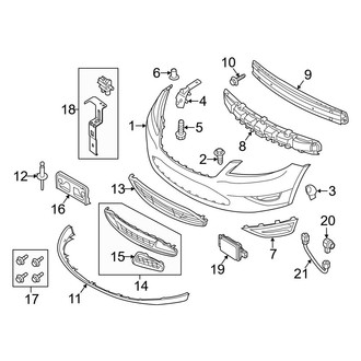 Ford OE - Front Bumper - Bumper & Components