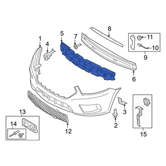 Ford OE - Front Bumper Impact Absorber