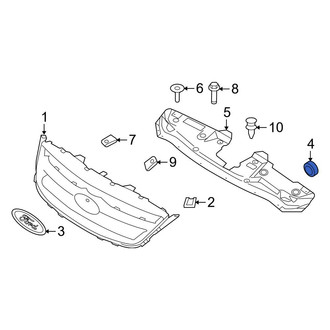 Ford OE - Grille Emblem Nut