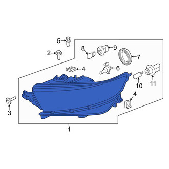 Ford OE - Front Left Headlight Assembly