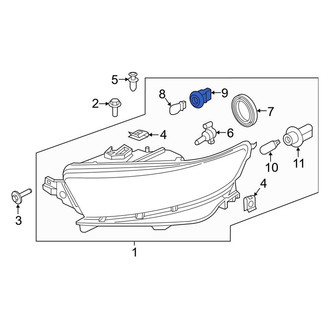 Ford OE - Front Turn Signal Light Socket