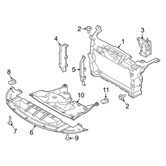 Ford OE - Radiator Support