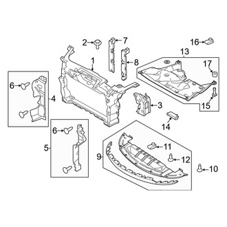 Ford OE - Radiator Support