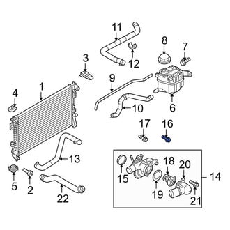 Ford OE - Engine Coolant Thermostat Housing Bolt