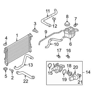 Ford OE - Cooling - Radiator & Components