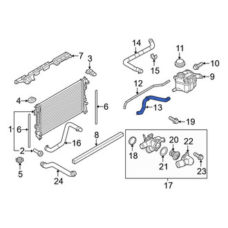 Ford OE - Engine Coolant Overflow Hose