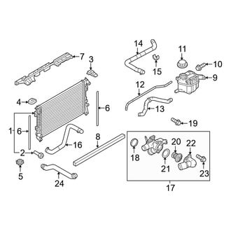 Ford OE - Cooling - Radiator & Components