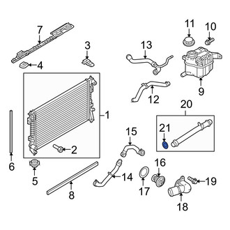 Ford OE - Engine Coolant Pipe Seal