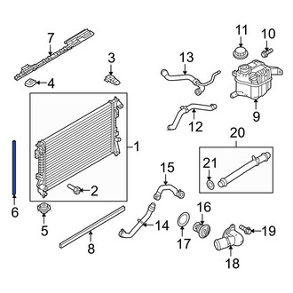 Ford OE - Lower Radiator Air Seal