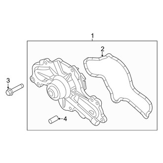 Ford OE - Cooling - Water Pump (T Engine VIN Character)