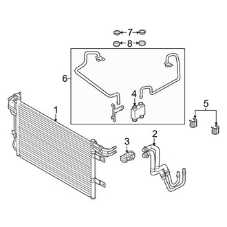Ford OE - Cooling - Trans Oil Cooler (T Engine VIN Character)
