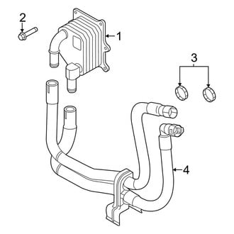 Ford OE - Cooling - Oil Cooler (T Engine VIN Character)