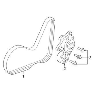Ford OE - Cooling - Belts & Pulleys (3.7L)