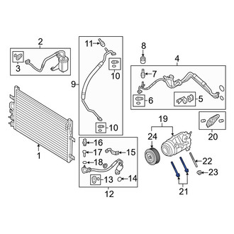 Ford OE - A/C Compressor Bolt