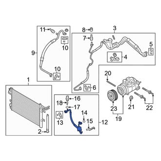 Ford OE - A/C Refrigerant Discharge Hose